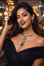 Modern Hasli Necklace Set