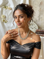Moissanite Modern Necklace Set