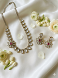 Moissanite Modern Necklace Set