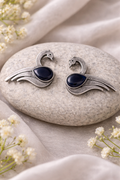 Silver Oxidized Earring