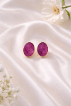 Stone Stud Earring
