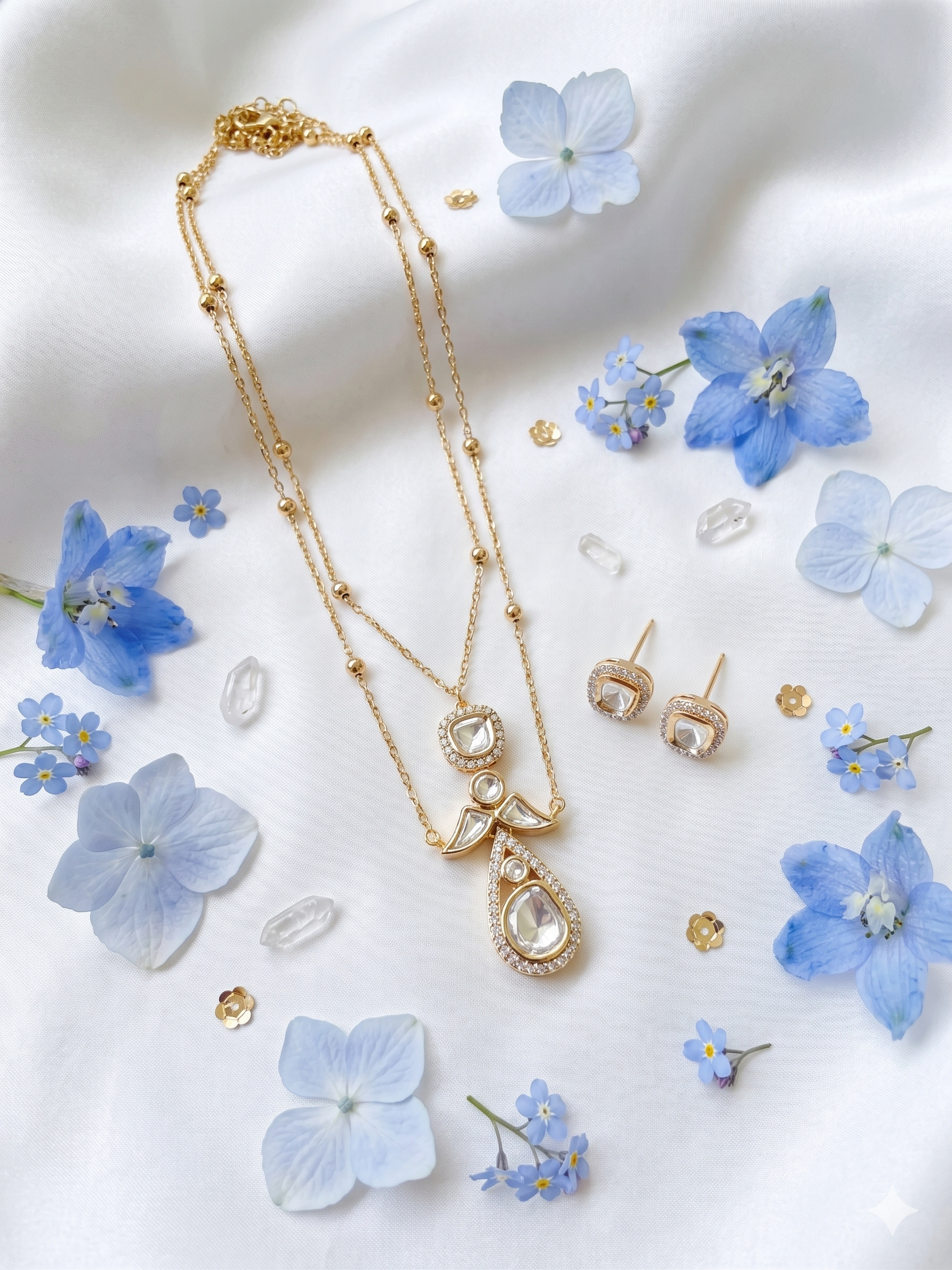 Multilayer Ethnic Necklace Set