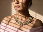 Premium Kundan Drop NecklaceSet