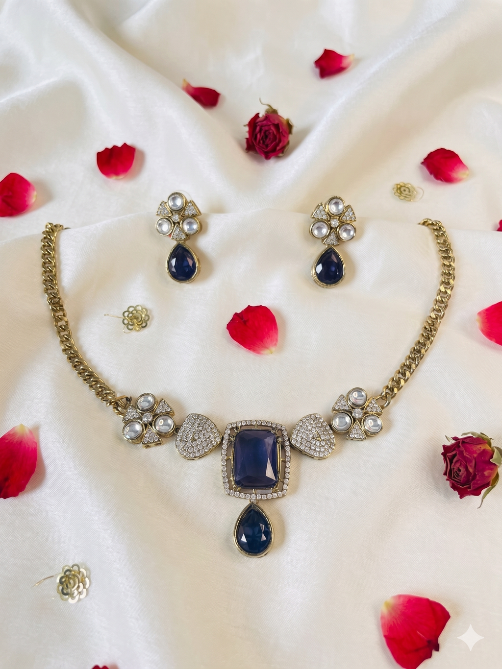 Stone Necklace Set