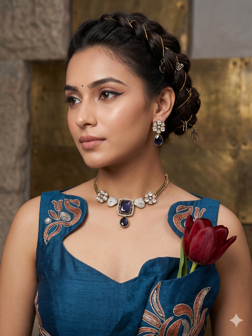 Stone Necklace Set