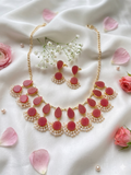 Raw Stone Necklace Set