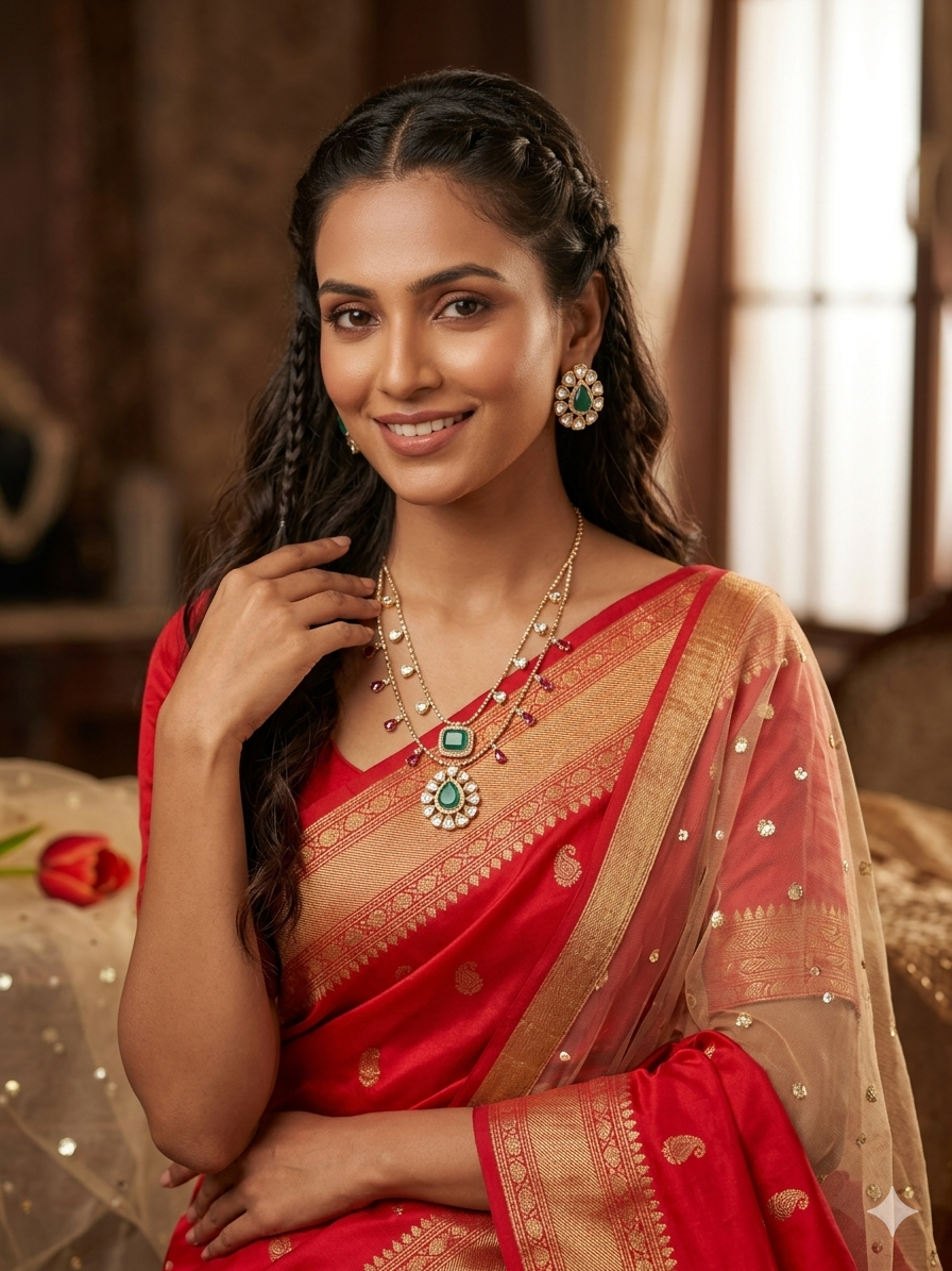 Multilayer Ethnic Necklace Set