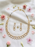 AD Oval Necklace Set