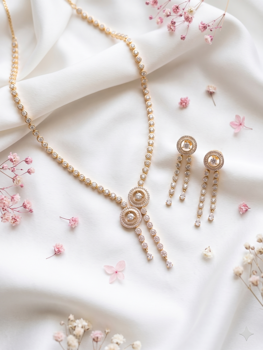 AD Dangle Necklace Set