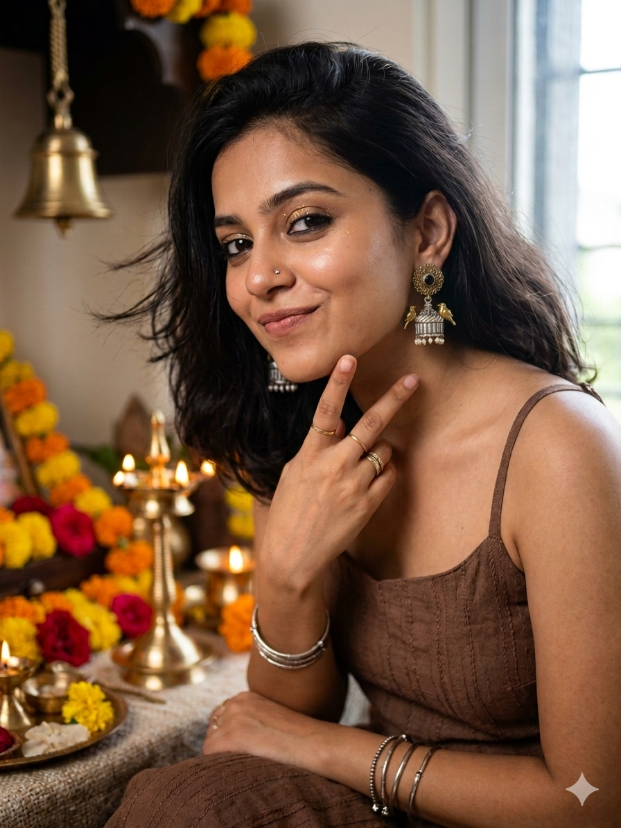 Dual Tone Fusion Jhumki