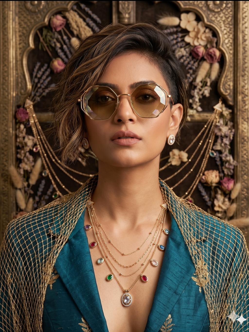 Multilayer Multicolor Necklace Set
