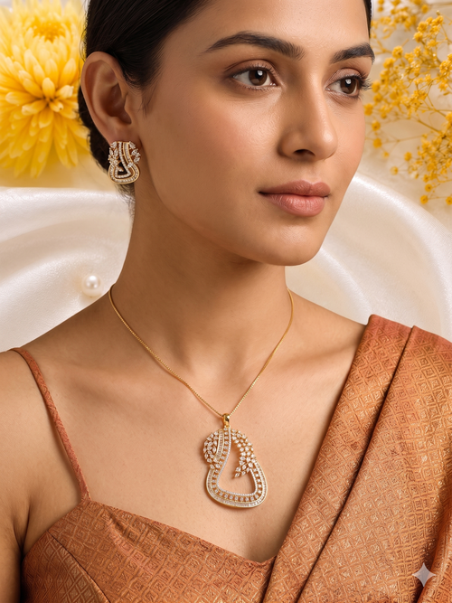 Geometric AD Pendant Set