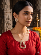 Geometric AD Pendant Set
