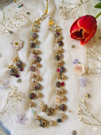 Brown Beads MultiLayer Necklace Set