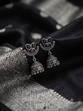 Silver Oxidized Black Small Jhumka