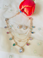 Multilayer Multicolor Necklace Set