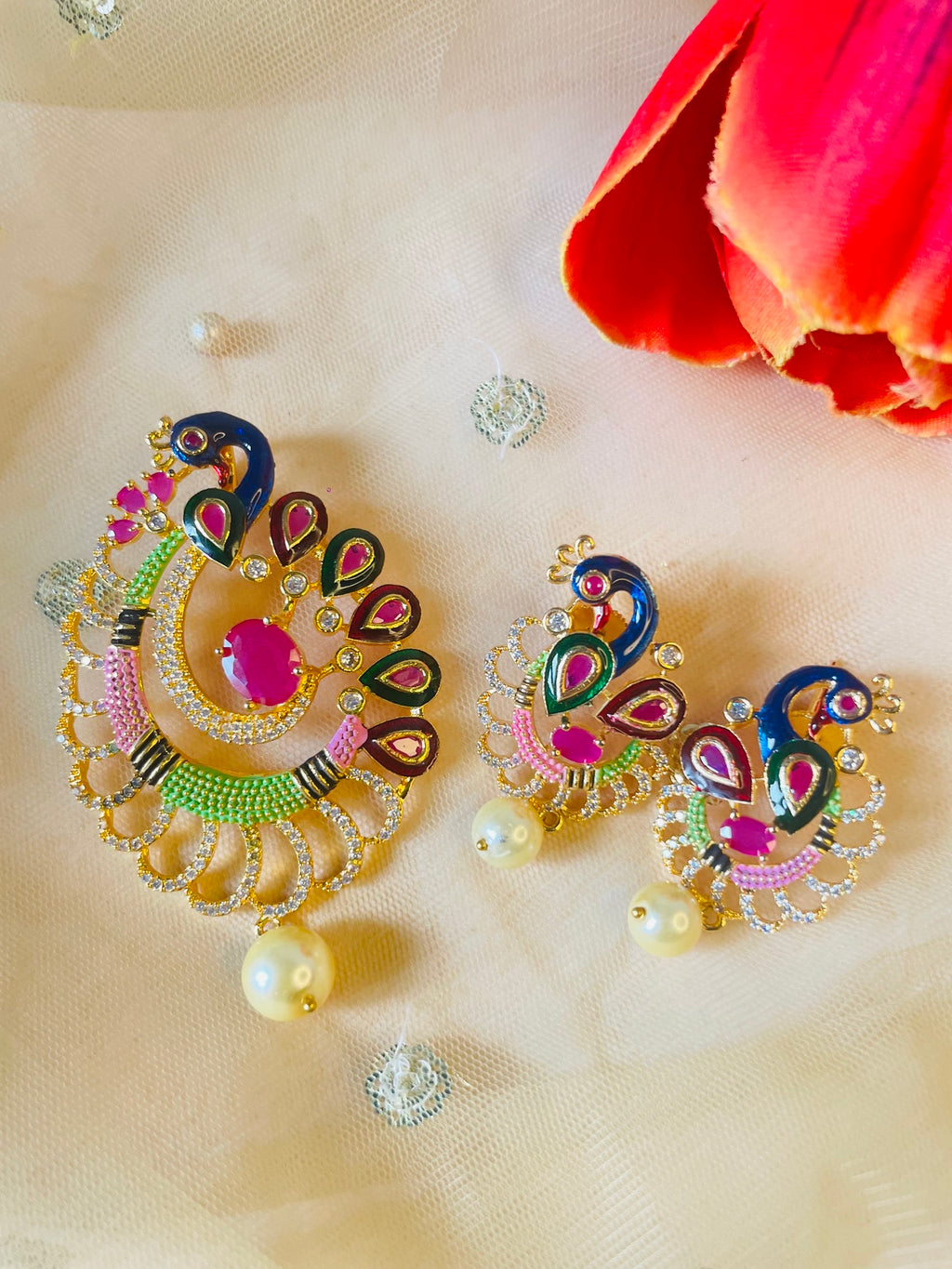 Peacock AD Pendant Set