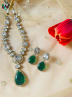 Moissanite Necklace Set