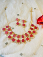 Raw Stone Necklace Set
