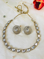 Contemporary Kundan Simple Choker