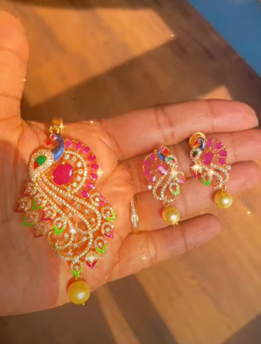 Peacock AD Pendant Set