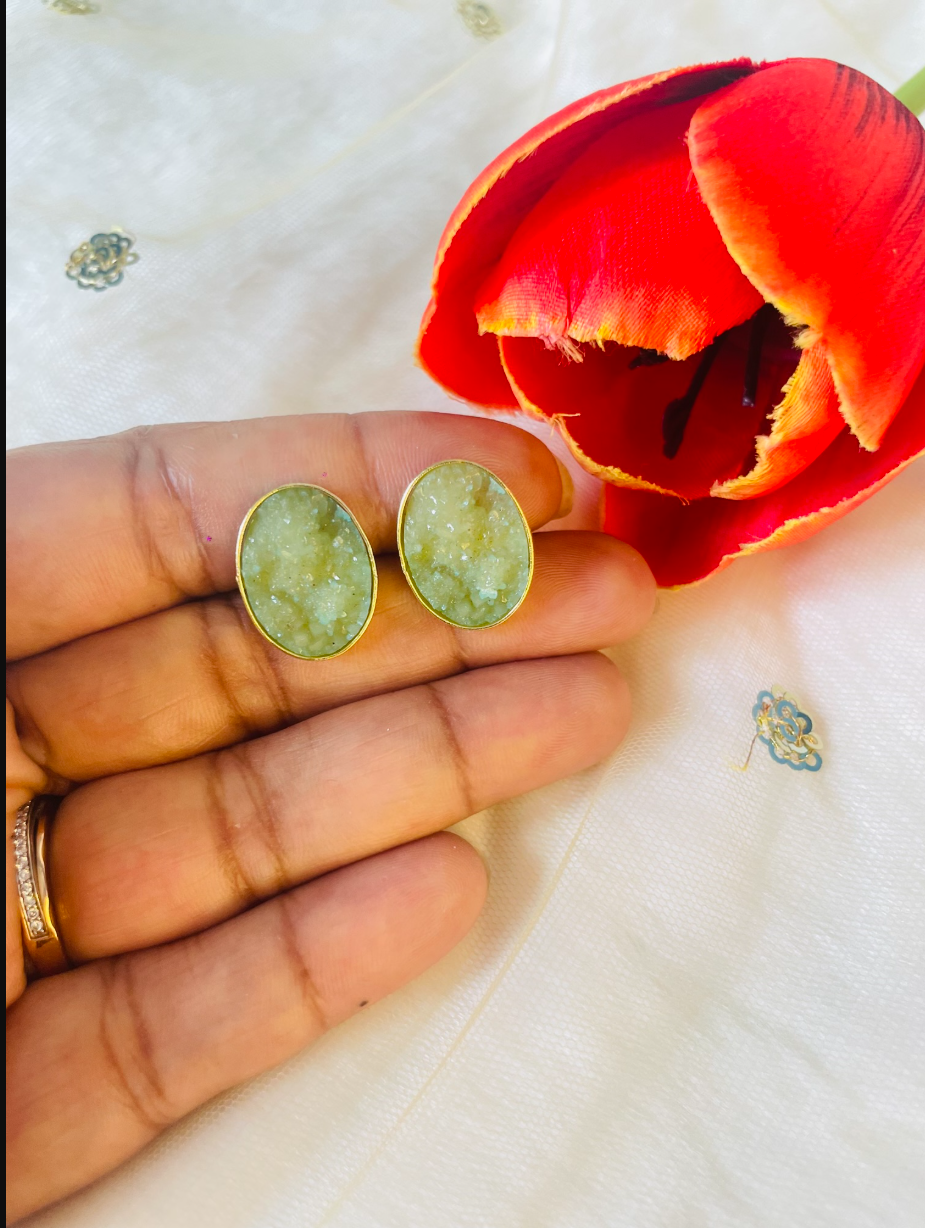 Stone Stud Earring